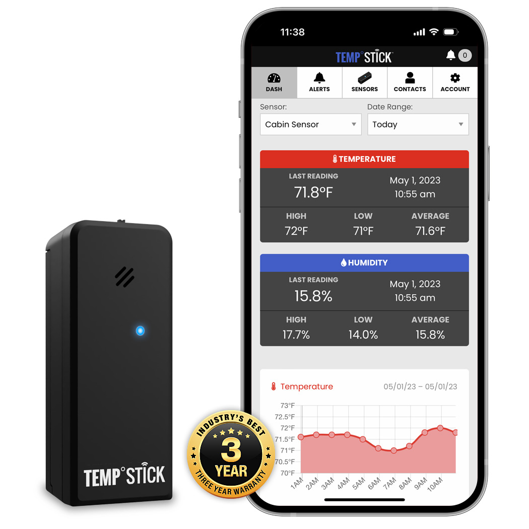 Temp Stick WiFi temperature sensor (image: Temp Stick)